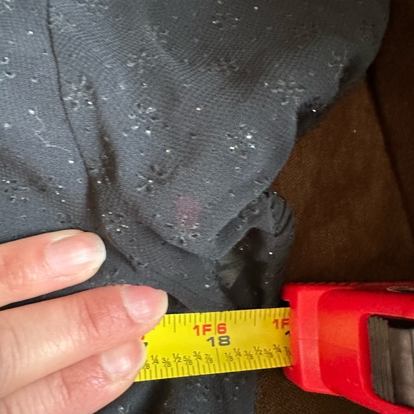 Tessuto Black Maxi Cap Sheer Sleeves Dress Slit 18 inc On Side Sz 6 Zip … - Picture 10 of 13